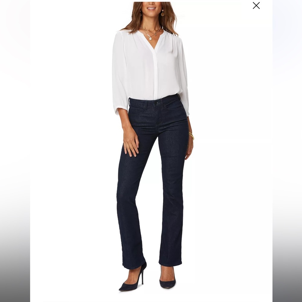 NYDJ Barbara Tummy Control Bootcut High Rise Rinse Jeans NWT size 6